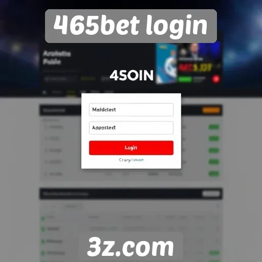 Facilidade de uso da interface do 465bet login
